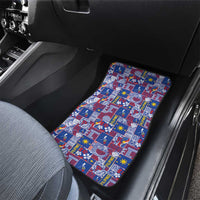 Filipino Maligayang Pasko Car Mats Pacific Patchwork Xmas Vibes LT9 - Polynesian Pride
