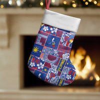 Filipino Maligayang Pasko Christmas Stocking Pacific Patchwork Xmas Vibes - Polynesian Pride