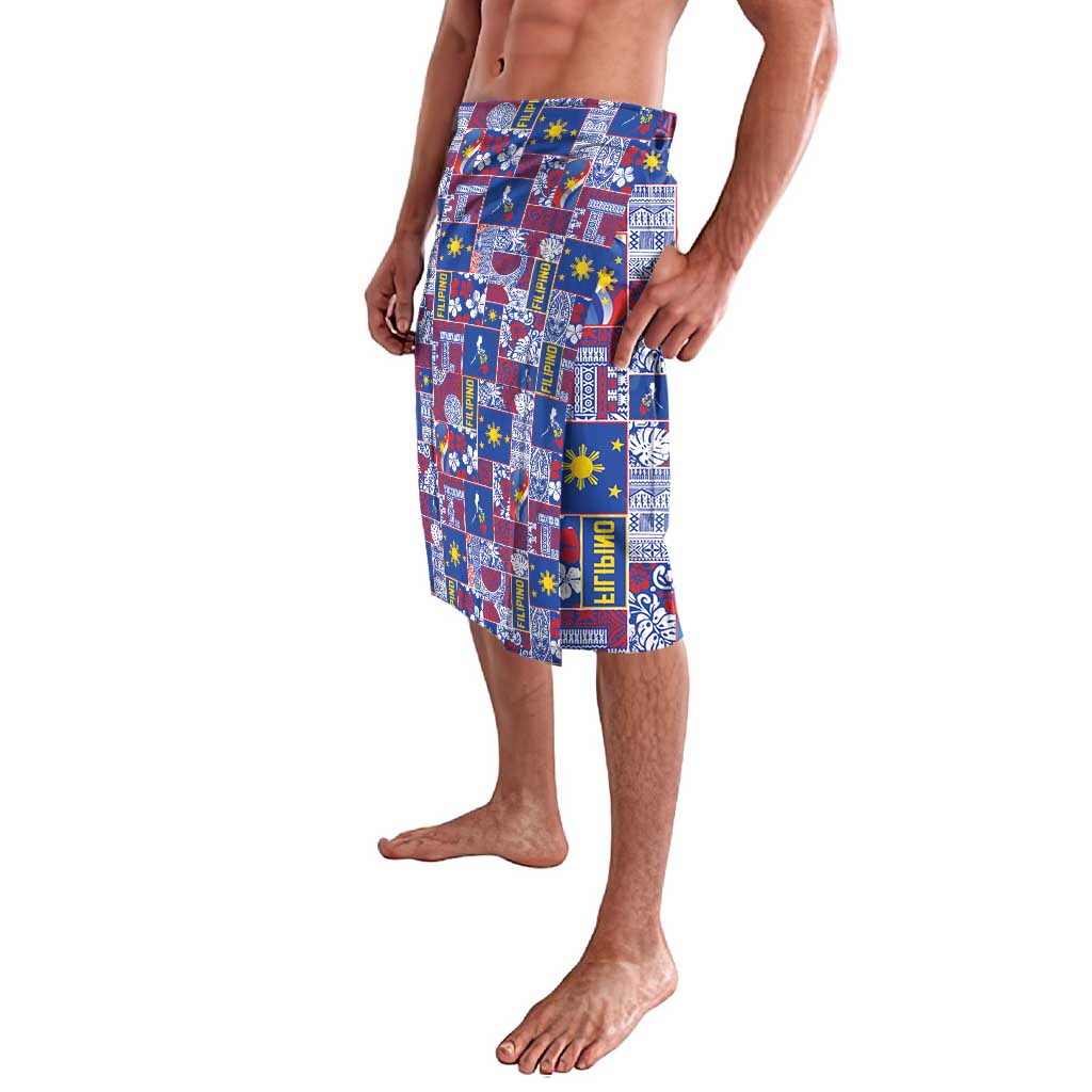 Filipino Maligayang Pasko Lavalava Pacific Patchwork Xmas Vibes - Polynesian Pride