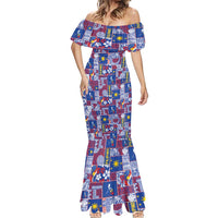 Filipino Maligayang Pasko Mermaid Dress Pacific Patchwork Xmas Vibes LT9 - Polynesian Pride