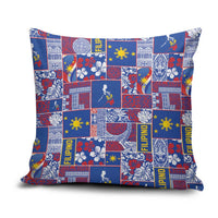 Filipino Maligayang Pasko Pillow Cover Pacific Patchwork Xmas Vibes - Polynesian Pride