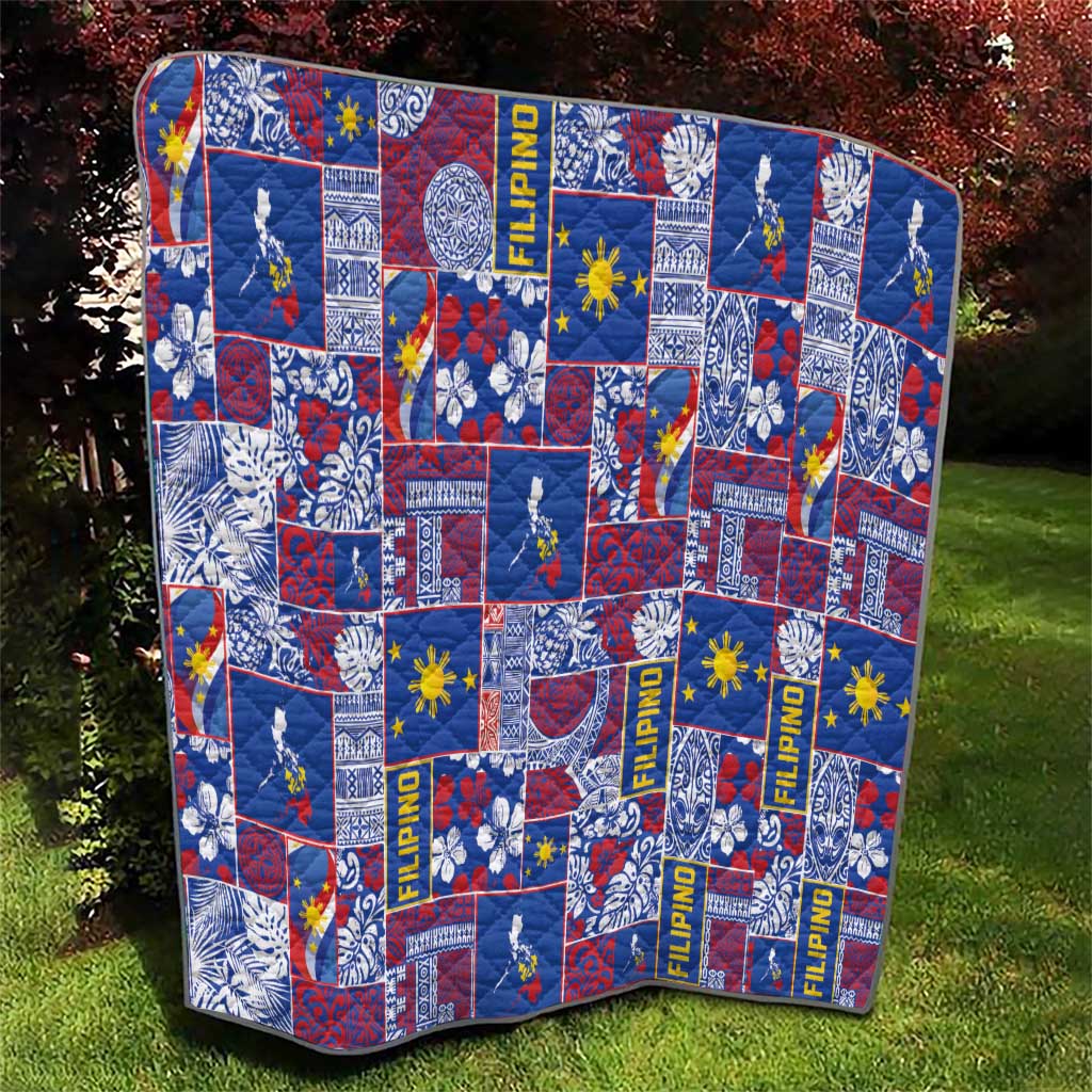 Filipino Maligayang Pasko Quilt Pacific Patchwork Xmas Vibes - Polynesian Pride