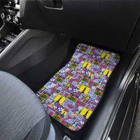 New Caledonia Joyeux Noel Car Mats Pacific Patchwork Xmas Vibes LT9 - Polynesian Pride