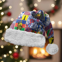 New Caledonia Joyeux Noel Christmas Santa Hat Pacific Patchwork Xmas Vibes - Polynesian Pride