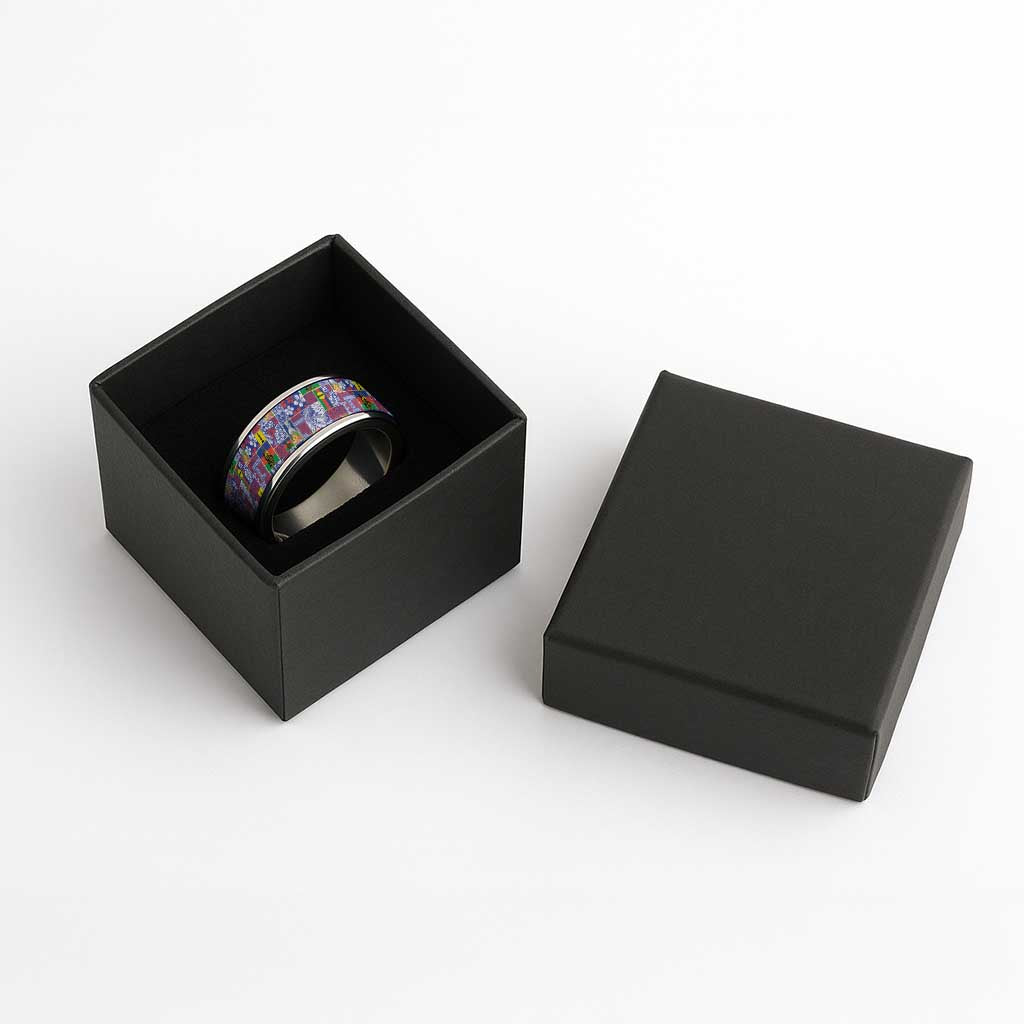 New Caledonia Joyeux Noel Classic Ring Pacific Patchwork Xmas Vibes LT9 - Polynesian Pride