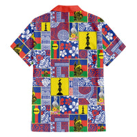 New Caledonia Joyeux Noel Hawaiian Shirt Pacific Patchwork Xmas Vibes LT9 - Polynesian Pride