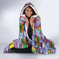 New Caledonia Joyeux Noel Hooded Blanket Pacific Patchwork Xmas Vibes LT9 - Polynesian Pride