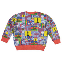 New Caledonia Joyeux Noel Kid Ugly Christmas Sweater Pacific Patchwork Xmas Vibes - Polynesian Pride