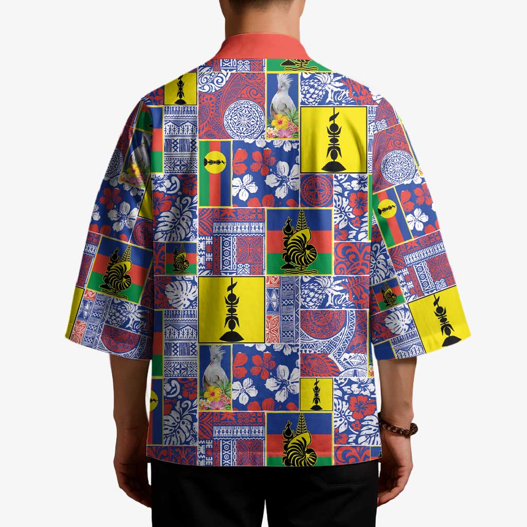 New Caledonia Joyeux Noel Kimono Pacific Patchwork Xmas Vibes - Polynesian Pride