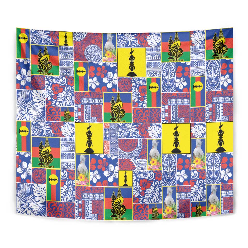 New Caledonia Joyeux Noel Tapestry Pacific Patchwork Xmas Vibes - Polynesian Pride