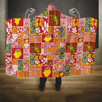 Niue Monuina e Kilisimasi Hooded Blanket Pacific Patchwork Xmas Vibes LT9 - Polynesian Pride