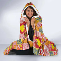 Niue Monuina e Kilisimasi Hooded Blanket Pacific Patchwork Xmas Vibes LT9 - Polynesian Pride
