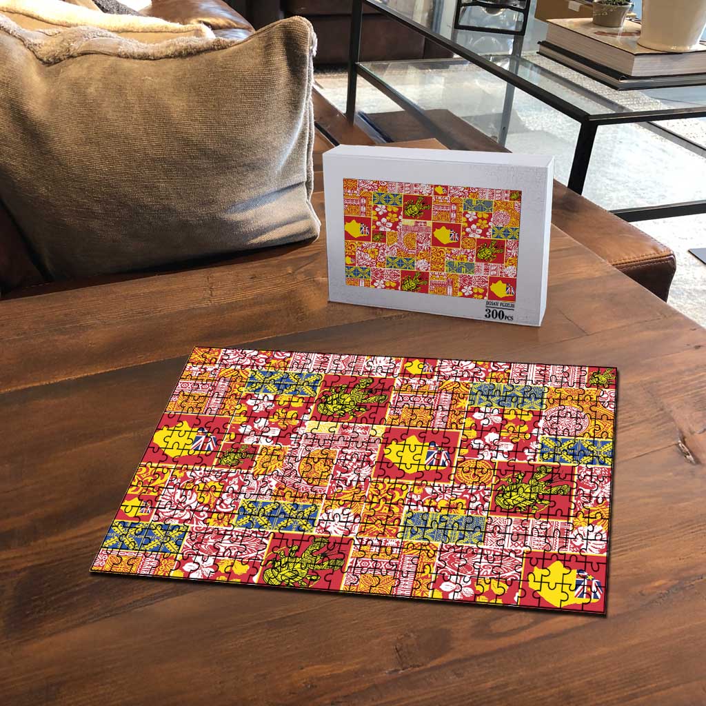Niue Monuina e Kilisimasi Puzzle Pacific Patchwork Xmas Vibes LT9 - Polynesian Pride