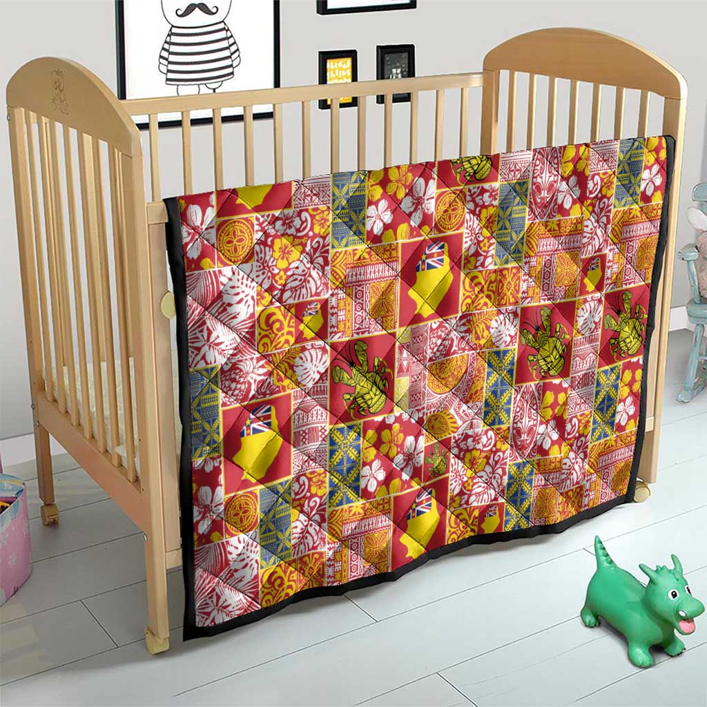 Niue Monuina e Kilisimasi Quilt Pacific Patchwork Xmas Vibes - Polynesian Pride