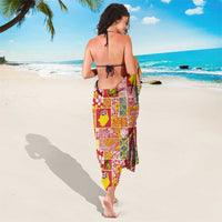 Niue Monuina e Kilisimasi Sarong Pacific Patchwork Xmas Vibes - Polynesian Pride