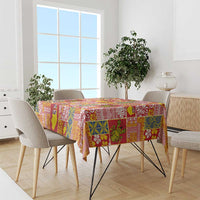 Niue Monuina e Kilisimasi Tablecloth Pacific Patchwork Xmas Vibes LT9 - Polynesian Pride