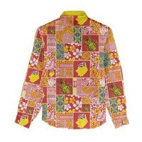 Niue Monuina e Kilisimasi Women Casual Shirt Pacific Patchwork Xmas Vibes - Polynesian Pride