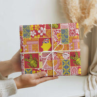 Niue Monuina e Kilisimasi Wrapping Paper Pacific Patchwork Xmas Vibes LT9 - Polynesian Pride