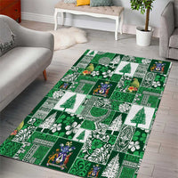 Norfolk Island Meri Krismas Area Rug Pacific Patchwork Xmas Vibes - Polynesian Pride