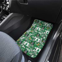 Norfolk Island Meri Krismas Car Mats Pacific Patchwork Xmas Vibes LT9 - Polynesian Pride