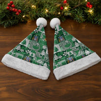 Norfolk Island Meri Krismas Christmas Santa Hat Pacific Patchwork Xmas Vibes - Polynesian Pride