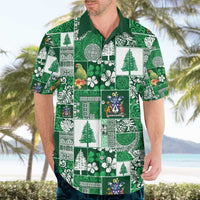 Norfolk Island Meri Krismas Hawaiian Shirt Pacific Patchwork Xmas Vibes - Polynesian Pride