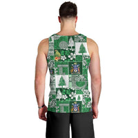 Norfolk Island Meri Krismas Men Tank Top Pacific Patchwork Xmas Vibes LT9 - Polynesian Pride