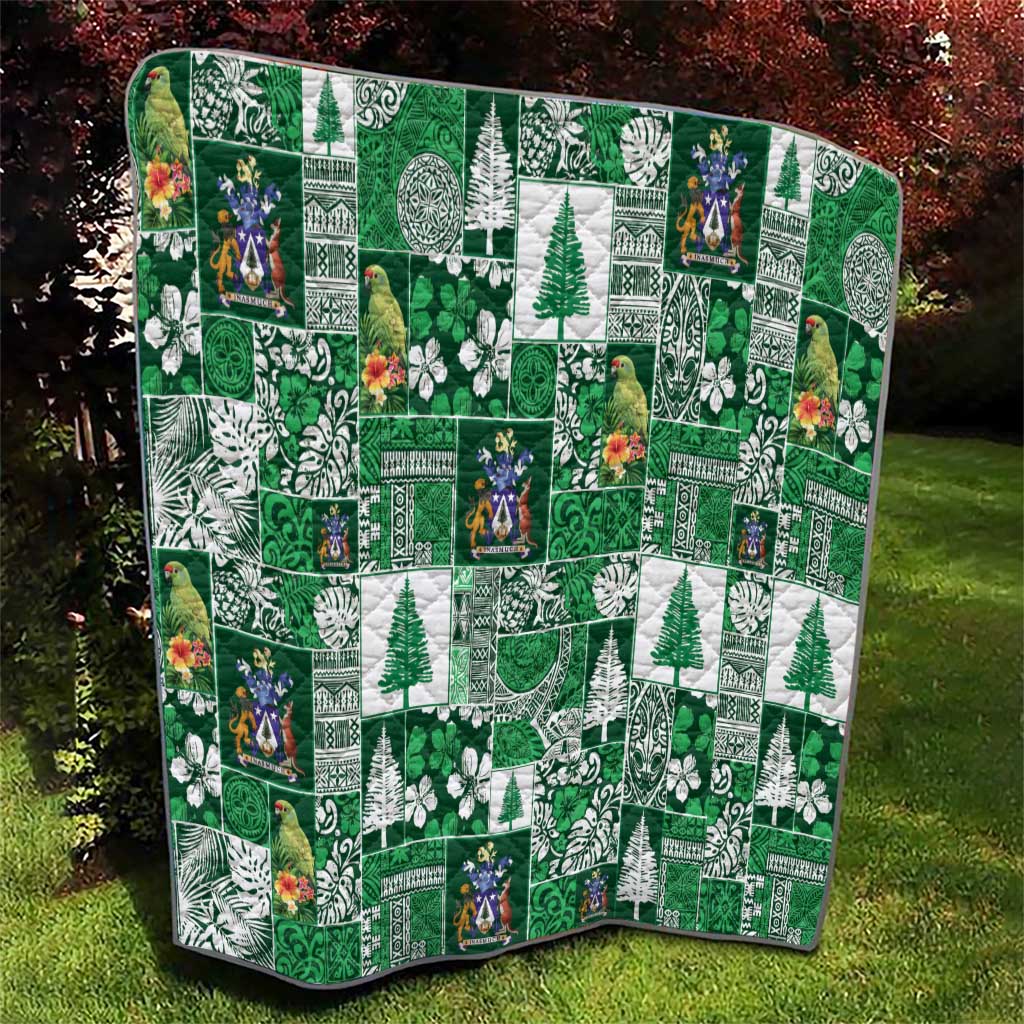 Norfolk Island Meri Krismas Quilt Pacific Patchwork Xmas Vibes - Polynesian Pride