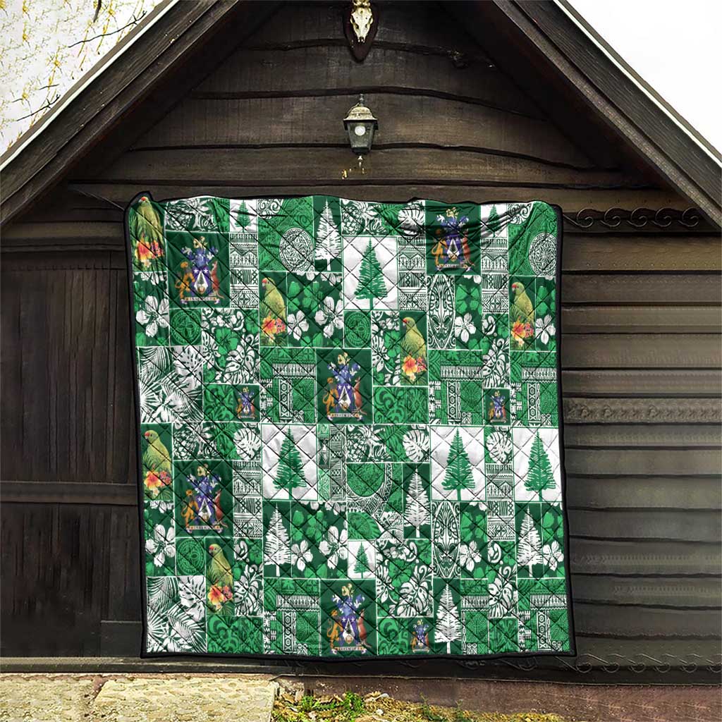 Norfolk Island Meri Krismas Quilt Pacific Patchwork Xmas Vibes - Polynesian Pride