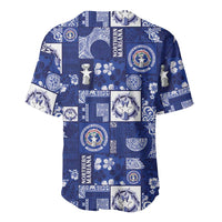 Northern Mariana Islands Magof Nochebuena Baseball Jersey Pacific Patchwork Xmas Vibes LT9 - Polynesian Pride
