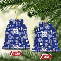 Northern Mariana Islands Magof Nochebuena Ceramic Ornament Pacific Patchwork Xmas Vibes - Polynesian Pride