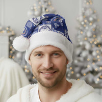 Northern Mariana Islands Magof Nochebuena Christmas Santa Hat Pacific Patchwork Xmas Vibes - Polynesian Pride