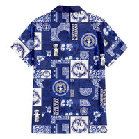 Northern Mariana Islands Magof Nochebuena Family Matching Puletasi and Hawaiian Shirt Pacific Patchwork Xmas Vibes - Polynesian Pride