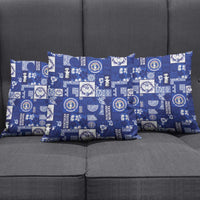 Northern Mariana Islands Magof Nochebuena Pillow Cover Pacific Patchwork Xmas Vibes - Polynesian Pride