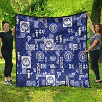 Northern Mariana Islands Magof Nochebuena Quilt Pacific Patchwork Xmas Vibes - Polynesian Pride