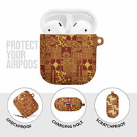 Rotuma Faiakse'ea 'e Kirisimasi AirPods Case Pacific Patchwork Xmas Vibes - Polynesian Pride