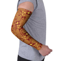 Rotuma Faiakse'ea 'e Kirisimasi Arm Sleeves Pacific Patchwork Xmas Vibes LT9 - Polynesian Pride
