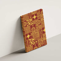 Rotuma Faiakse'ea 'e Kirisimasi Canvas Wall Art Pacific Patchwork Xmas Vibes LT9 - Polynesian Pride