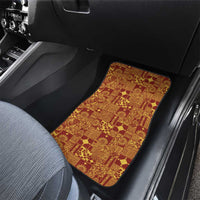 Rotuma Faiakse'ea 'e Kirisimasi Car Mats Pacific Patchwork Xmas Vibes LT9 - Polynesian Pride