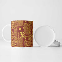 Rotuma Faiakse'ea 'e Kirisimasi Ceramic Mug Pacific Patchwork Xmas Vibes LT9 - Polynesian Pride