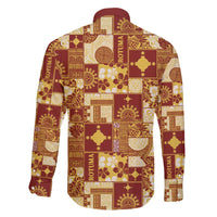 Rotuma Faiakse'ea 'e Kirisimasi Family Matching Long Sleeve Bodycon Dress and Hawaiian Shirt Pacific Patchwork Xmas Vibes - Polynesian Pride