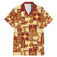 Rotuma Faiakse'ea 'e Kirisimasi Family Matching Mermaid Dress and Hawaiian Shirt Pacific Patchwork Xmas Vibes - Polynesian Pride