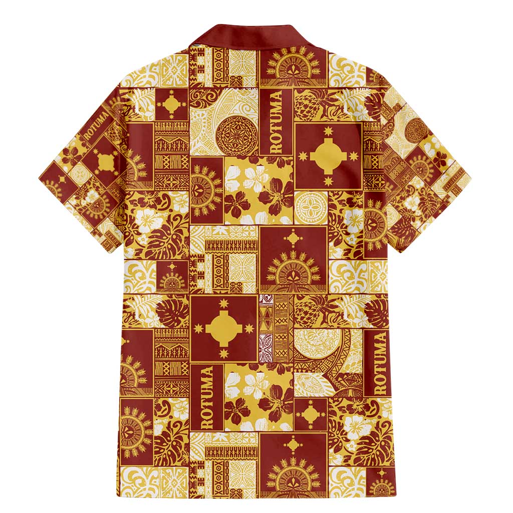 Rotuma Faiakse'ea 'e Kirisimasi Family Matching Mermaid Dress and Hawaiian Shirt Pacific Patchwork Xmas Vibes - Polynesian Pride