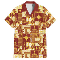 Rotuma Faiakse'ea 'e Kirisimasi Hawaiian Shirt Pacific Patchwork Xmas Vibes LT9 Red - Polynesian Pride