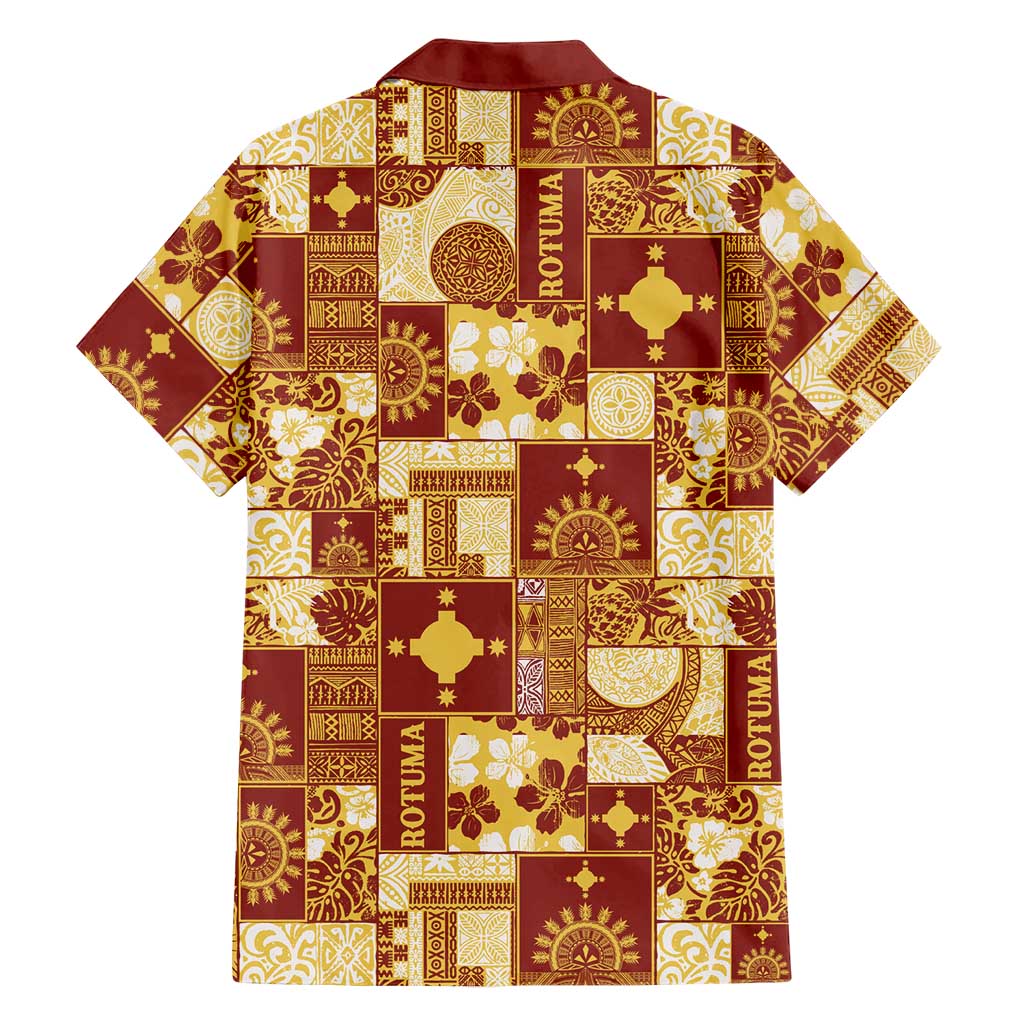 Rotuma Faiakse'ea 'e Kirisimasi Hawaiian Shirt Pacific Patchwork Xmas Vibes LT9 - Polynesian Pride