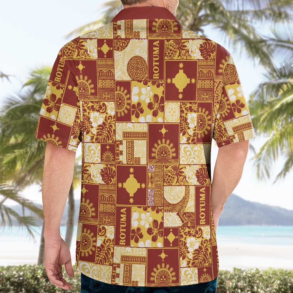 Rotuma Faiakse'ea 'e Kirisimasi Hawaiian Shirt Pacific Patchwork Xmas Vibes LT9 - Polynesian Pride