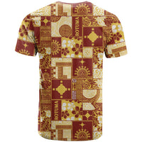 Rotuma Faiakse'ea 'e Kirisimasi T Shirt Pacific Patchwork Xmas Vibes - Polynesian Pride