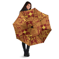 Rotuma Faiakse'ea 'e Kirisimasi Umbrella Pacific Patchwork Xmas Vibes LT9 - Polynesian Pride