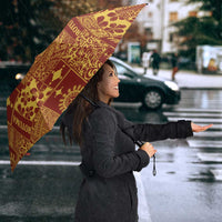 Rotuma Faiakse'ea 'e Kirisimasi Umbrella Pacific Patchwork Xmas Vibes LT9 - Polynesian Pride