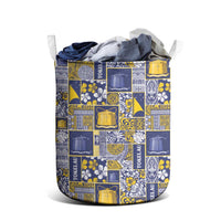 Tokelau Manuia te Kilihimahi Laundry Basket Pacific Patchwork Xmas Vibes LT9 - Polynesian Pride